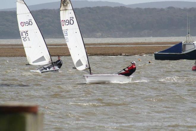 A great day for an RS Aero initiation - the brown badge of courage! © Neil Hardie